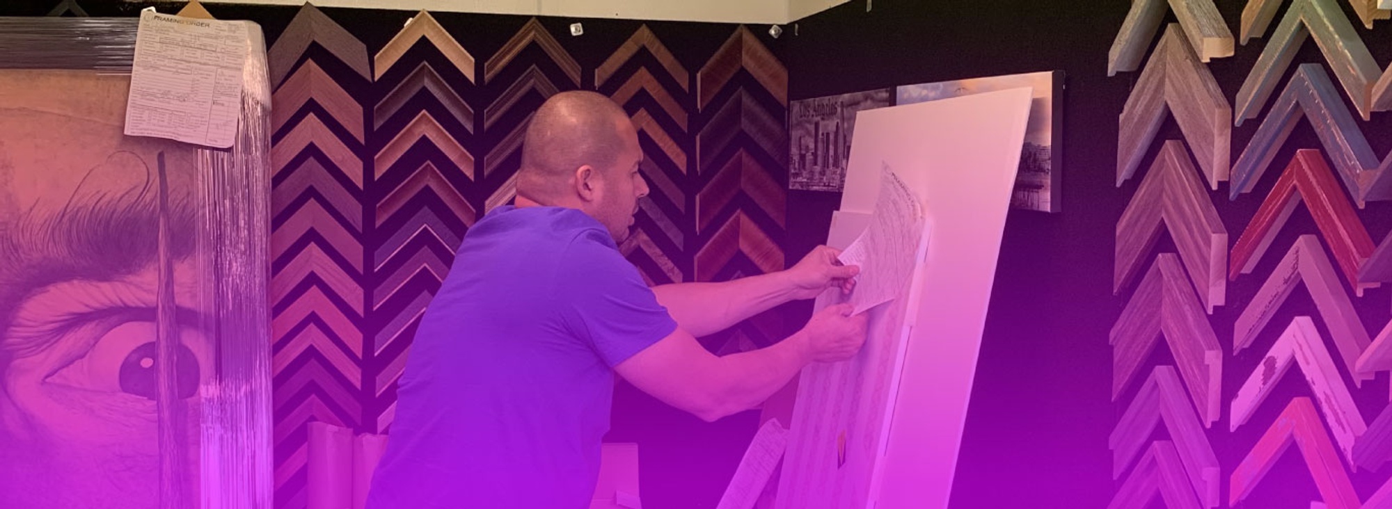 LA Custom Framing Home